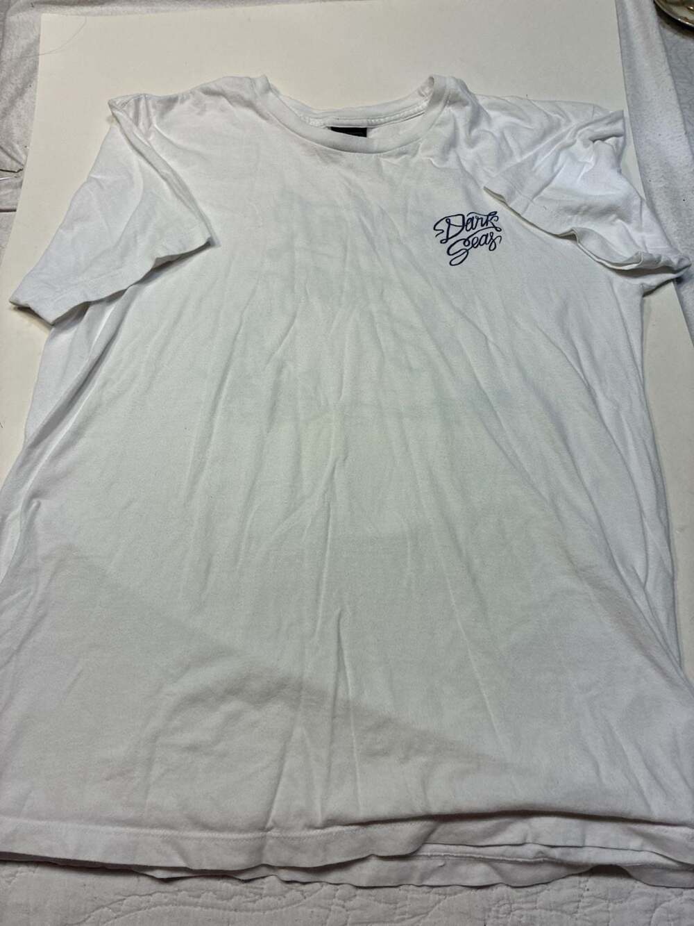 Dark Seas Division White Graphic Short Sleeve T-Shirt